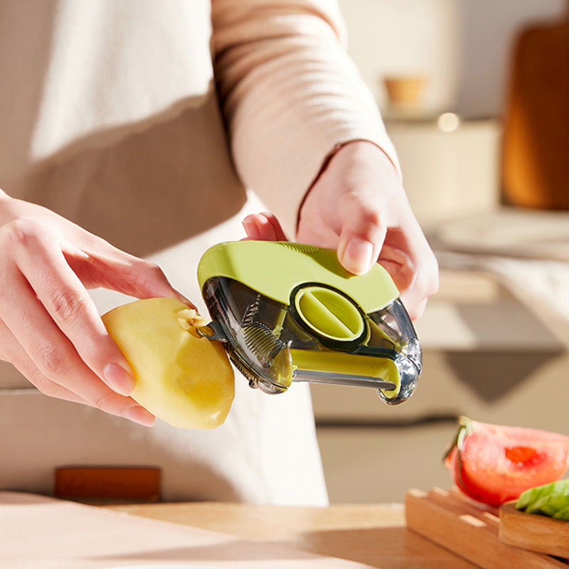 HandyPeel - 3-in-1 mini stainless steel vegetable and fruit peeler