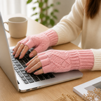 Zachte handwarmers die de polsen en handpalmen bedekken