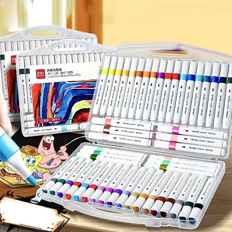 50% OFF | AcrylicMaster™ - Complete acrylic marker set with 24 colors [Last day sale].