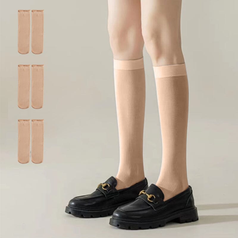 5+5 FREE CrystalSocks™ - Invisible, non-slip Crystal Silk socks