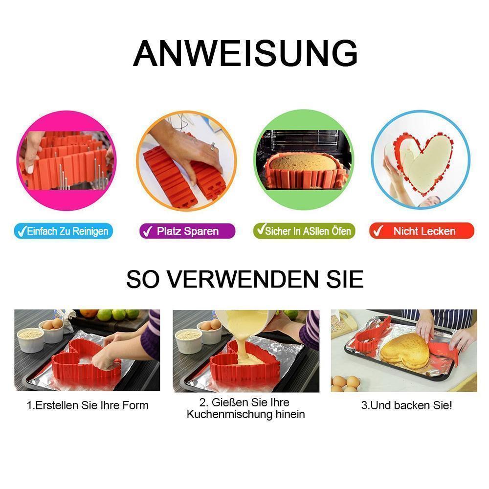 2+2 FREE | BakeArt™ - Silicone Cake Mold DIY
