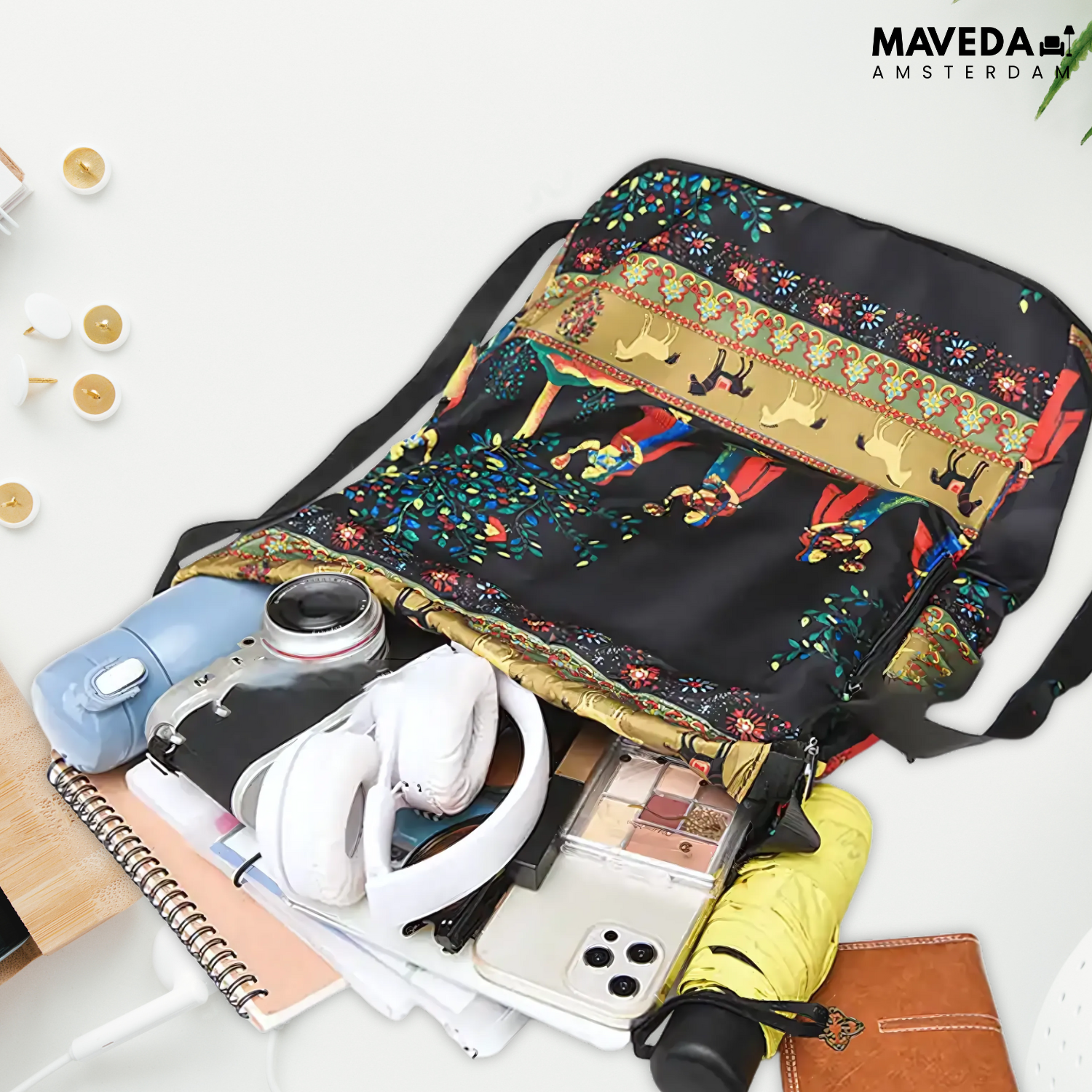 PackLite - Foldable travel backpack with wet/dry separation