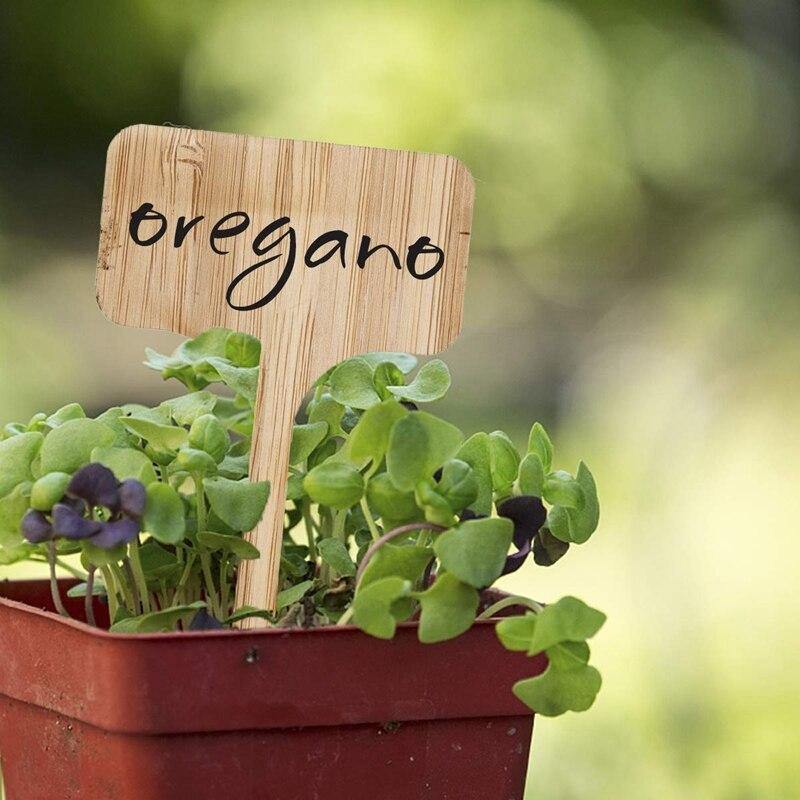 PlantSign - Bamboo plant signs for garden &amp; decoration