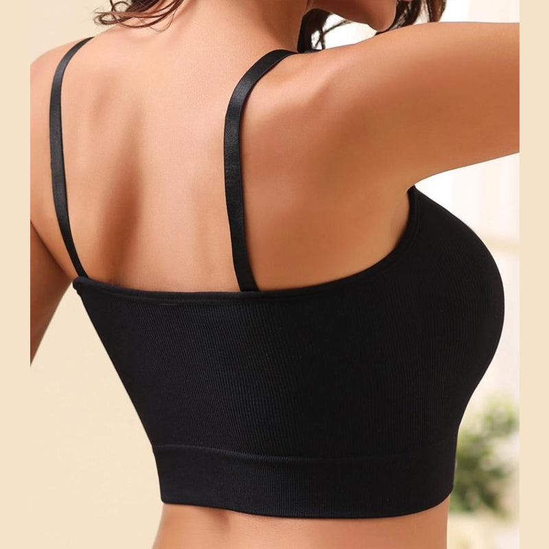 Buy One Get One Free | FirmBra - Firm, Ribbed, Wireless Bra with Adjustable Straps [Last Day Sale] 