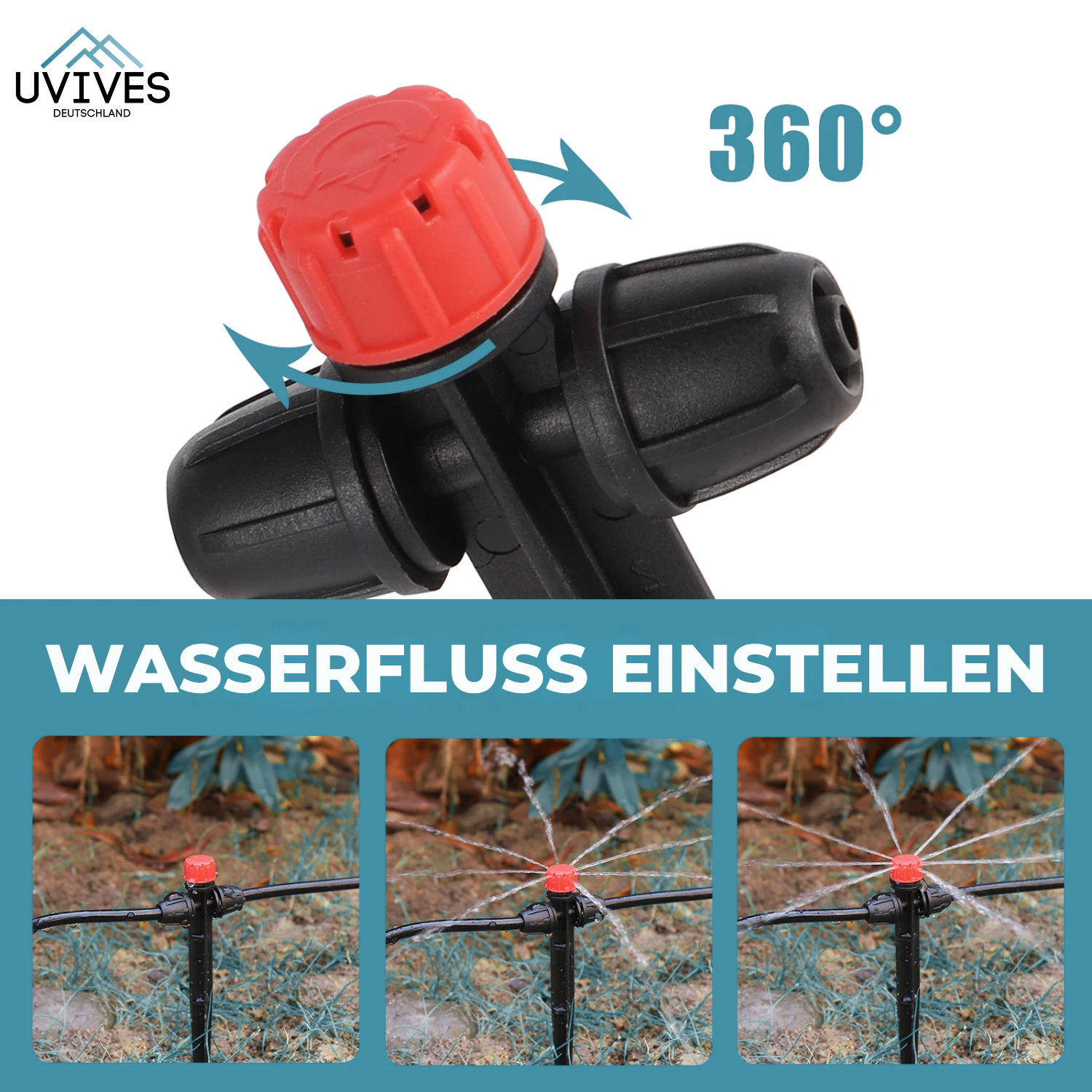 AquaDrip - Drip Irrigation Made Easy (Set of 100)