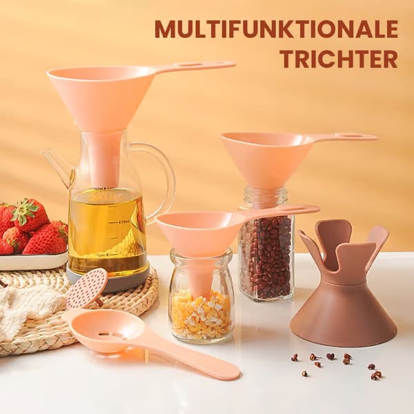 UniFunnel - 6-in-1 Multifunctional Funnel Set