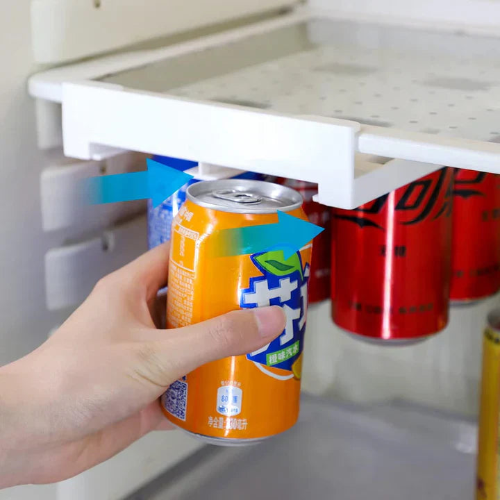 Buy 1+1 FREE | SlideEasy - Refrigerator Hanging Shelf Can Storage Compartment [Last Day Sale]