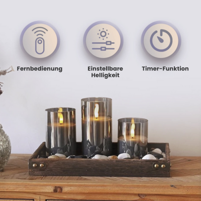 SafeCandle - Realistic flameless candles (incl. remote control) [Last day sale]