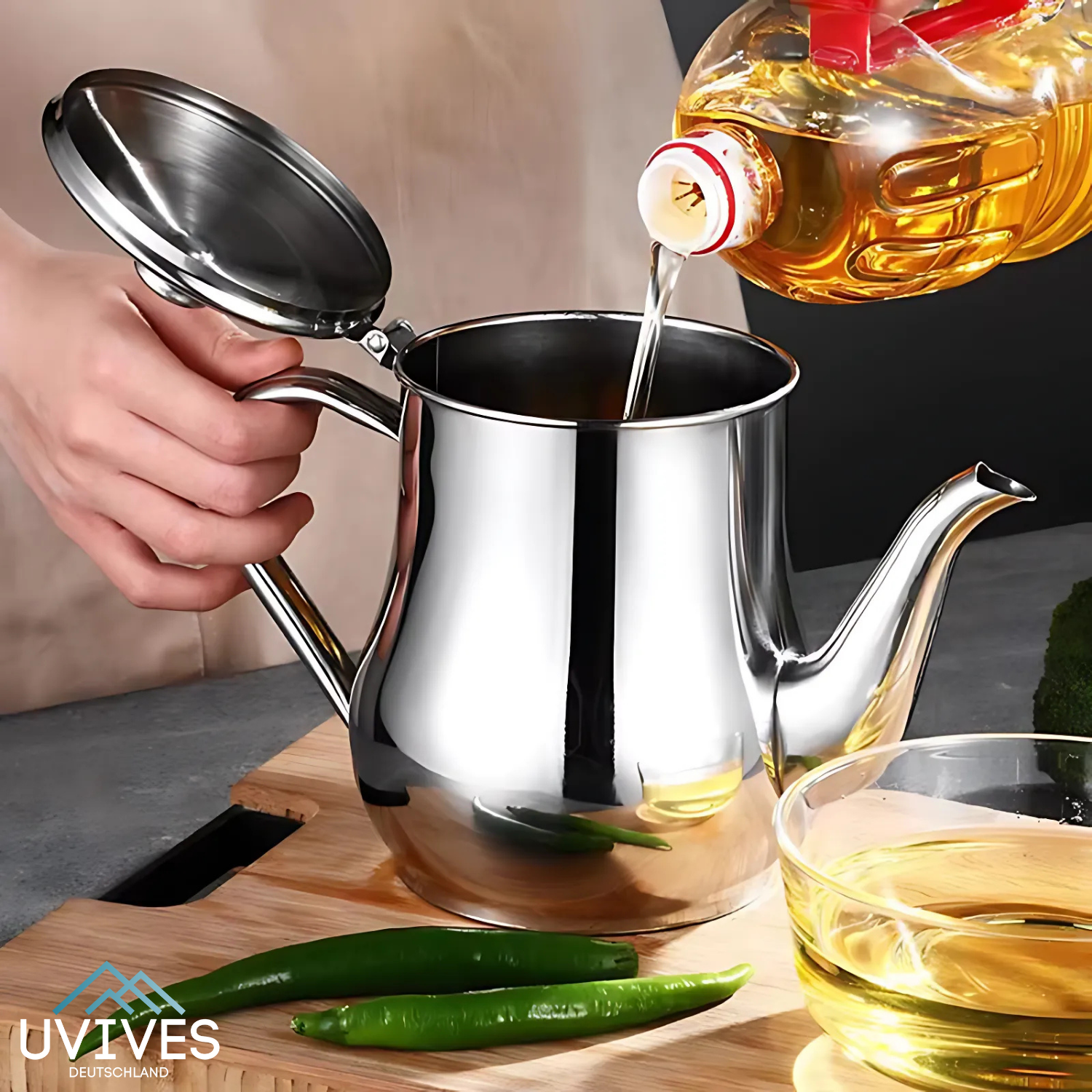 OilMate™ - Cleaner grease, better cooking, less waste