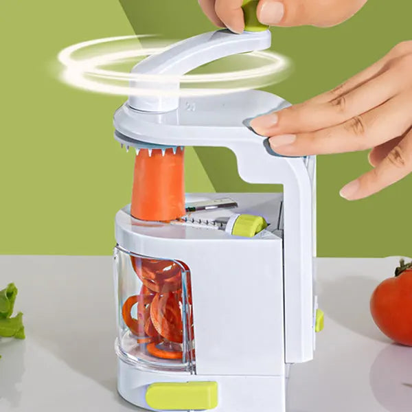 SpinCarve - Manual vegetable spiralizer for creative cooking