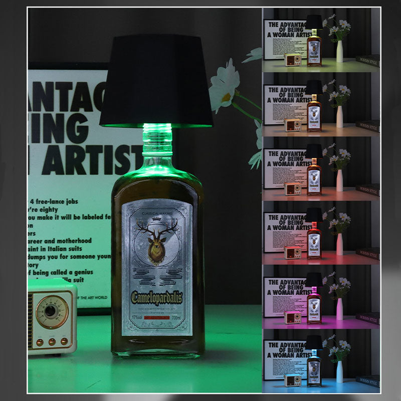 AuraFlask - LED recessed lamp Creative bottle lamp, multi-colored switchable [Last day sale]