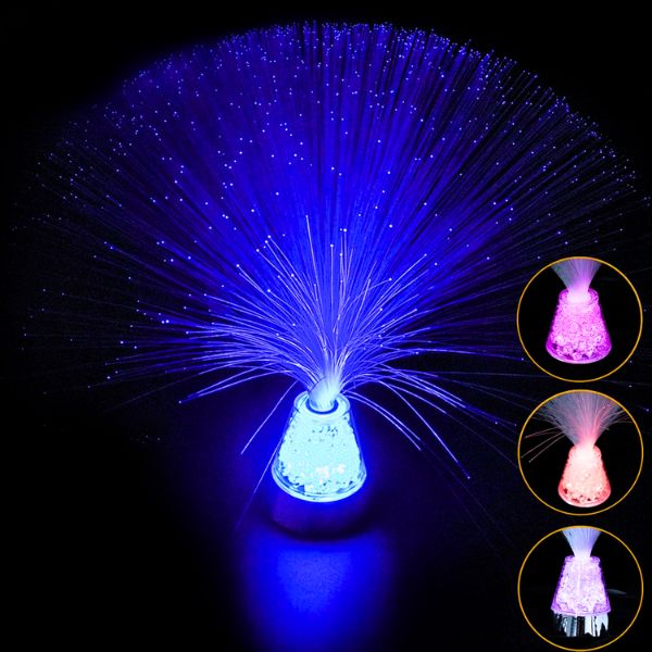 GlintWave - Fiber Optic Lamp with Crystal Base [Last Day Sale] 