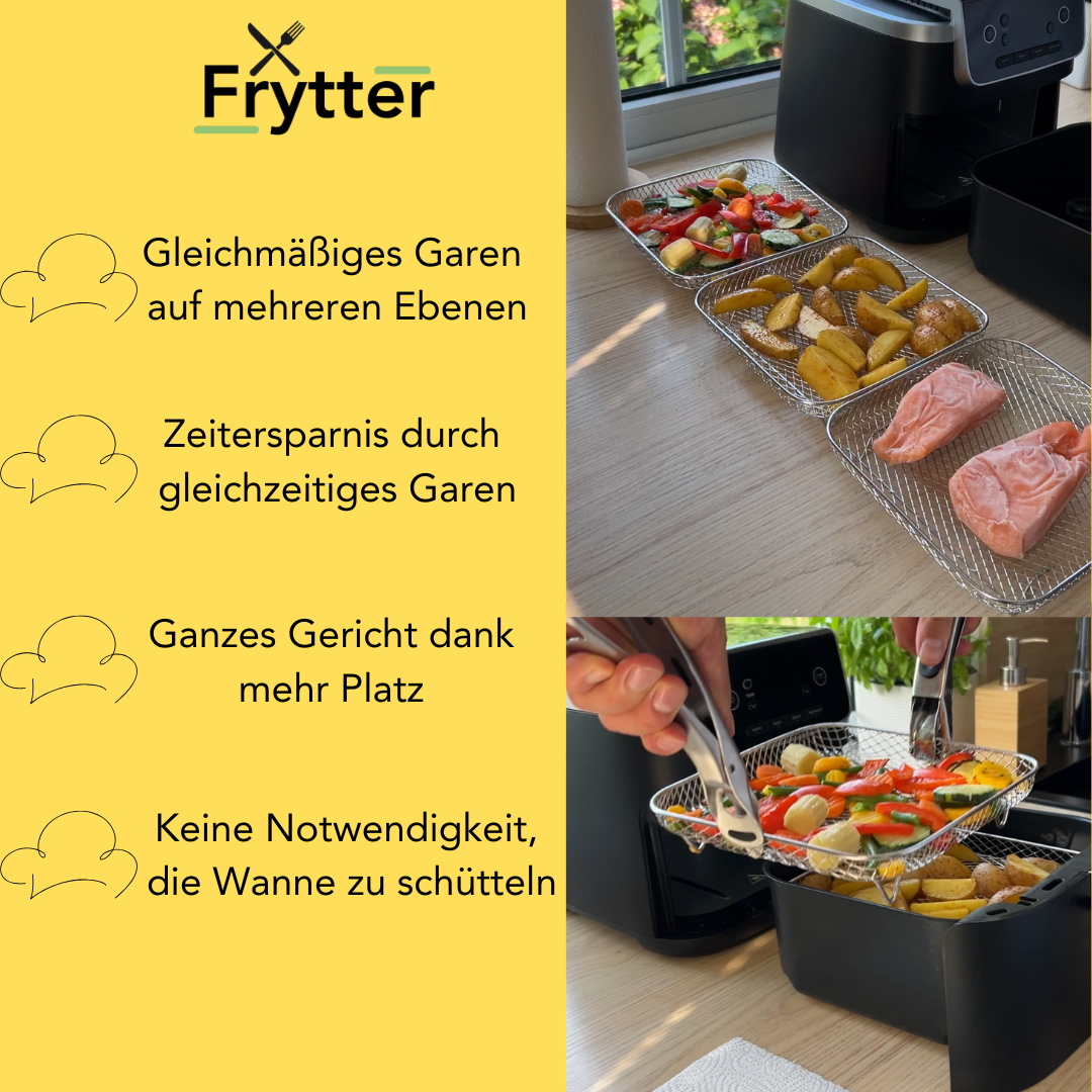 2+1 FREE | FryRack - More efficiency for your air fryer
