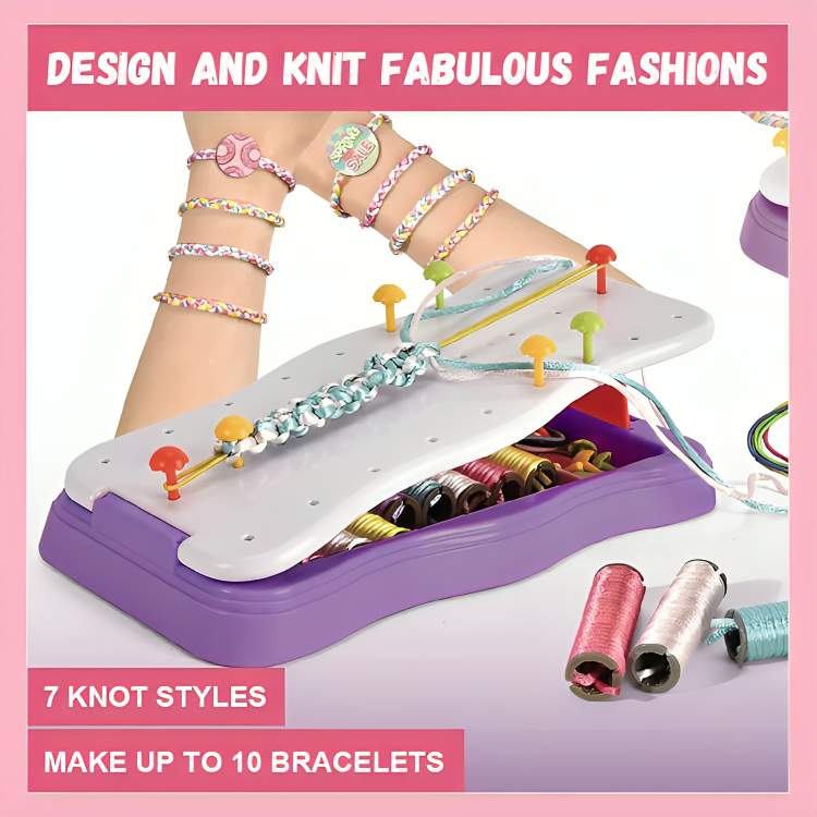 50% OFF | LoopCrafter - DIY Bracelet Braiding Kit