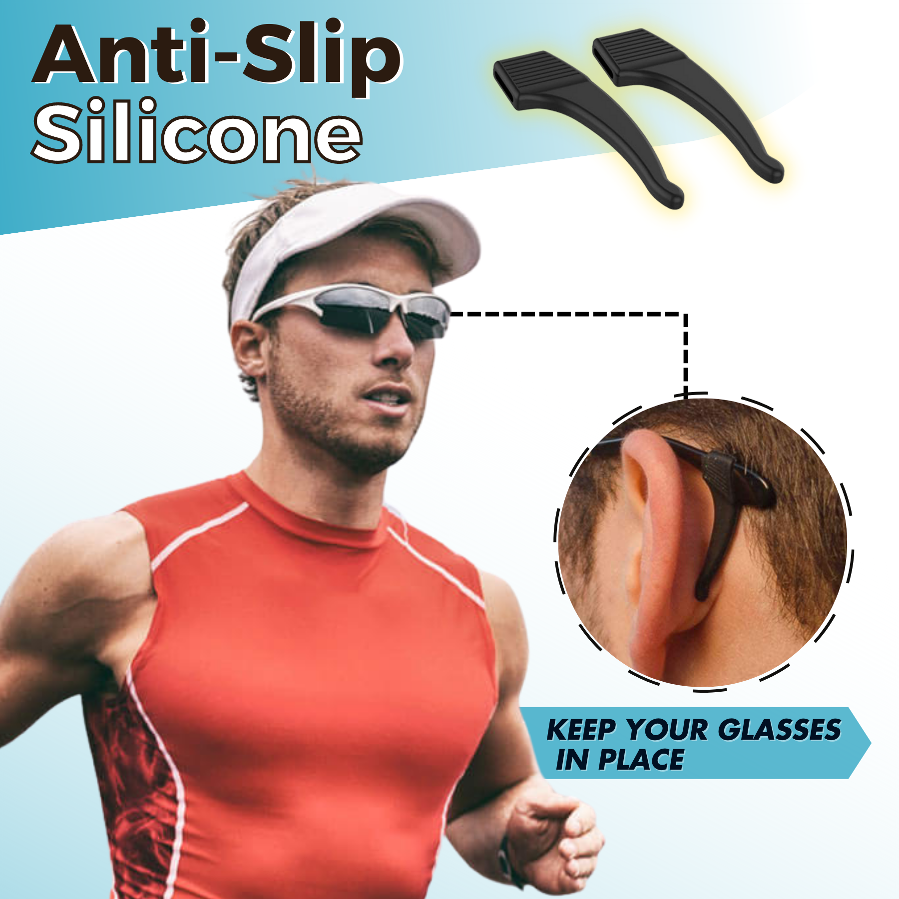 2+1 FREE | OptiGrip - Non-slip glasses grips [Last day of sale]