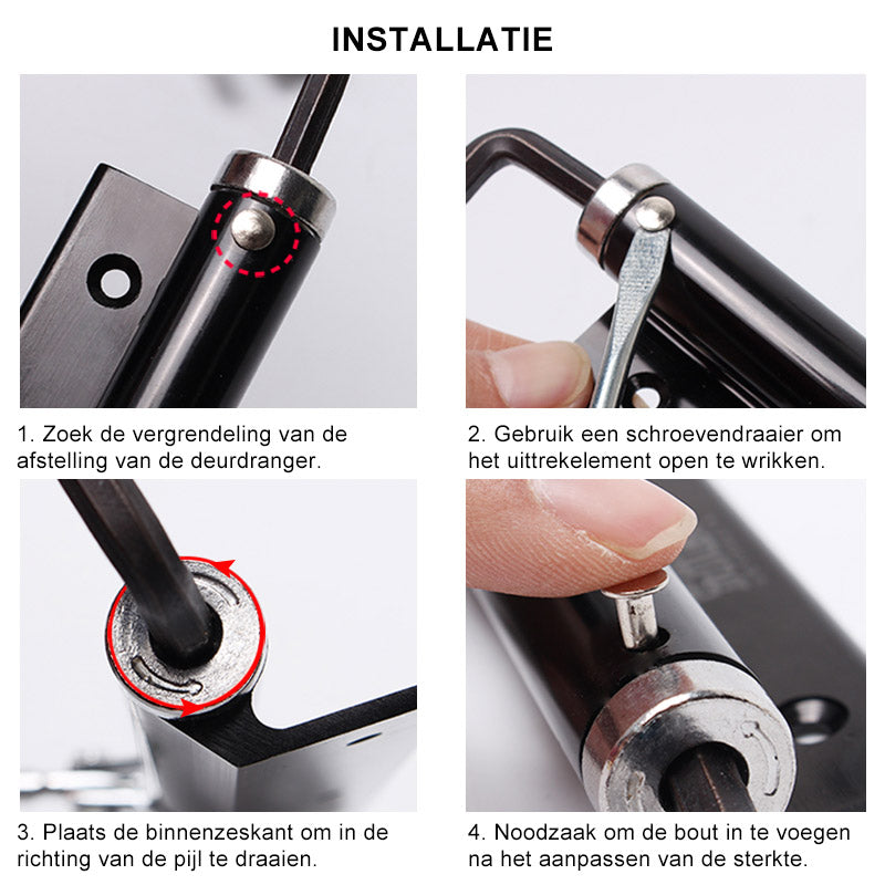 AutoLock™ - Automatic self-closing door hinge