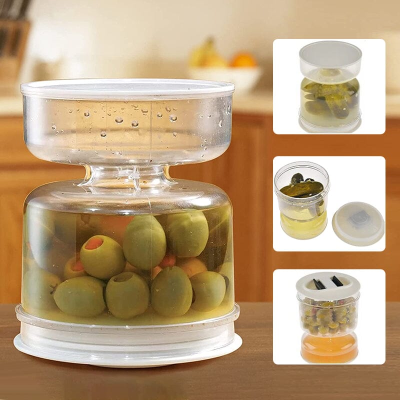 PicklePal - Jar of Pickles and Olives with Strainer [Last Day Sale]