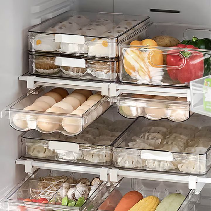 CoolSpace - Space-saving refrigerator drawer arrangement