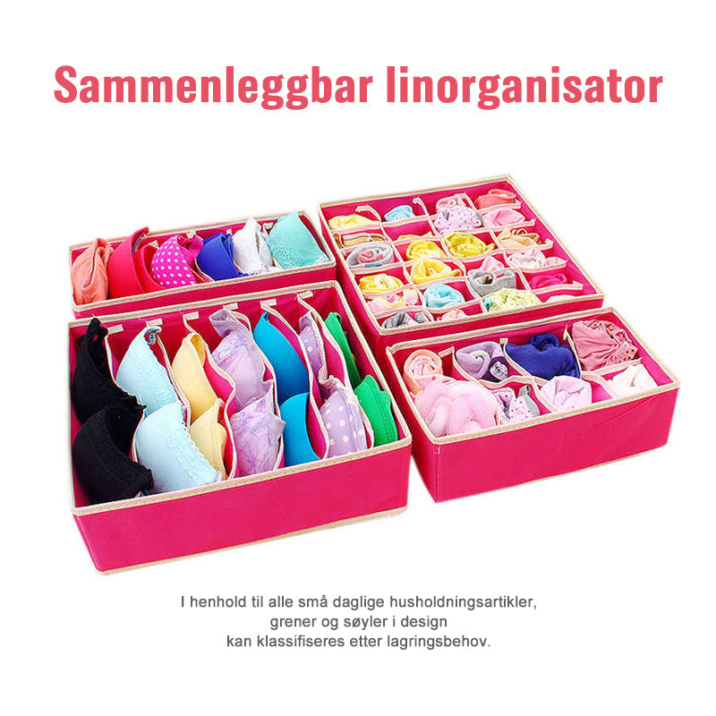 2+2 FREE | SortiBox - Foldable laundry box for the wardrobe