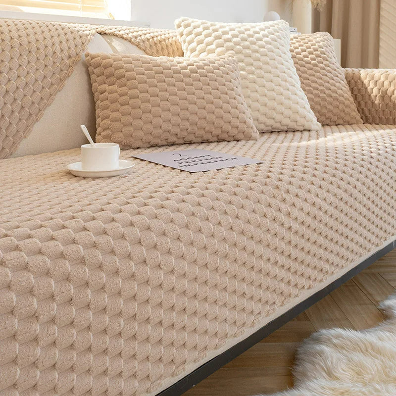 50% OFF | SofaCover™ - Winter Plush Non-Slip Sofa Cover [Last Day Sale]