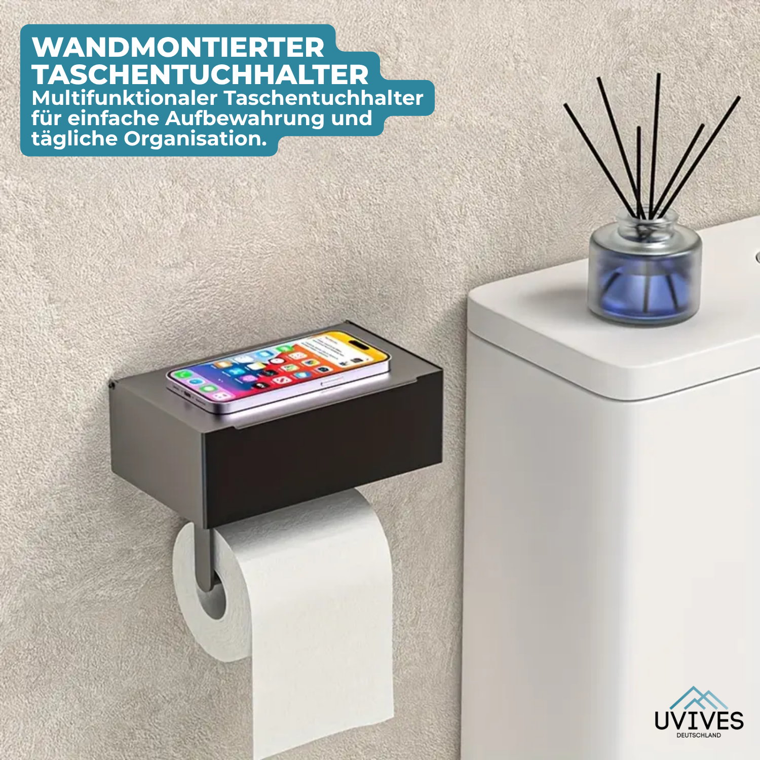WipeNest – Stylish order right next to the toilet!