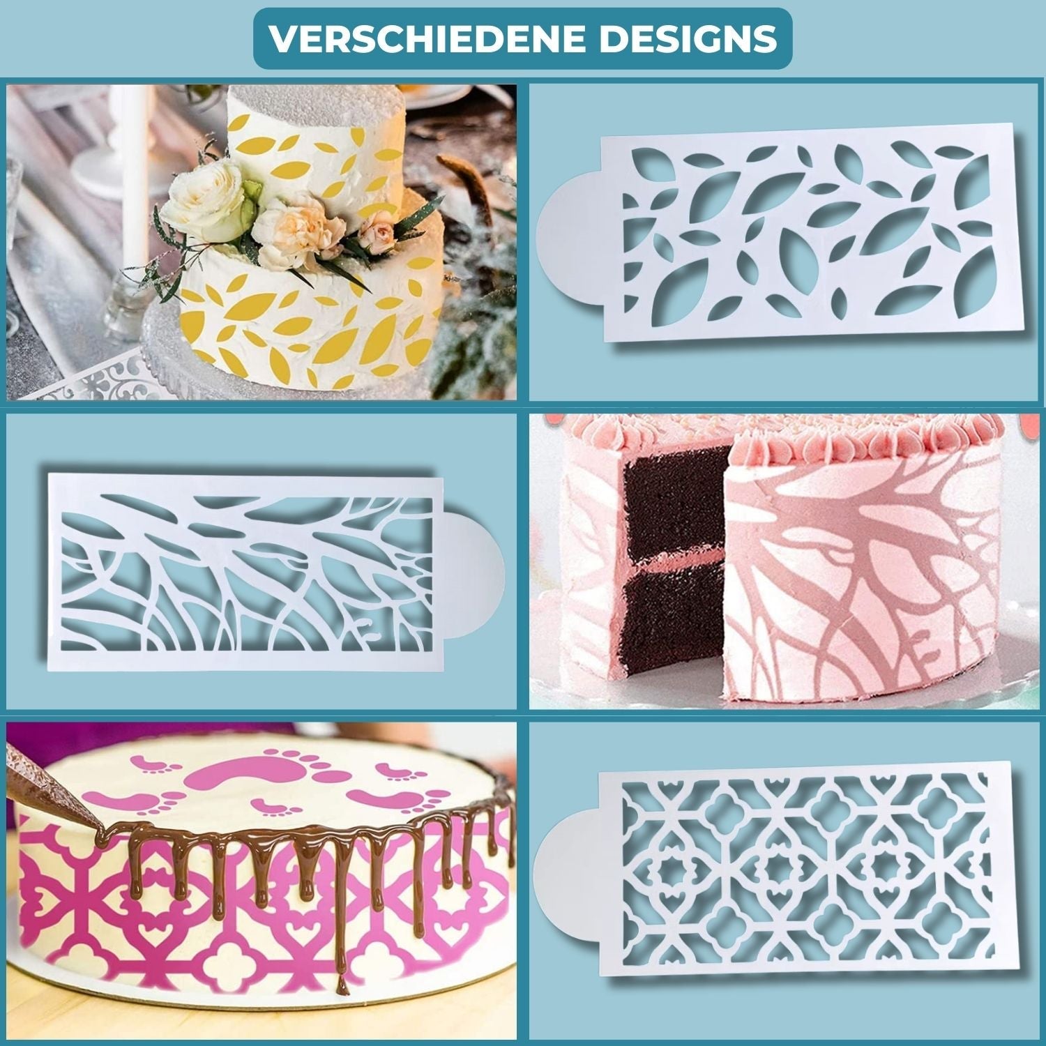DecoLace™ - DIY Lace Cake Decorating Mold