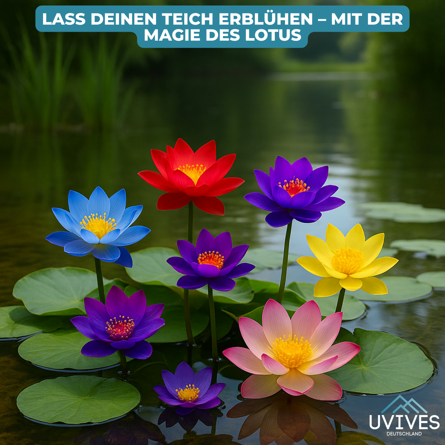 5+5 FREE | LotusBloom™ - Magical floral splendor for your pond