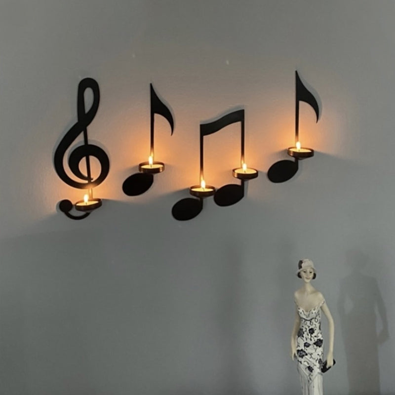 50% OFF | CandleSonata - Musical Note Candle Holder [Last Day Sale]