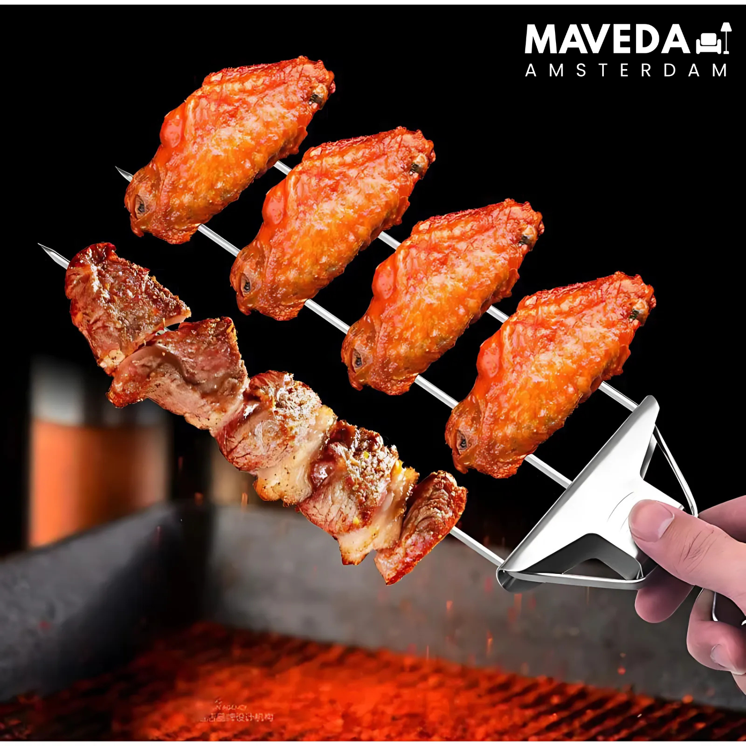 Buy 1+1 FREE | GrillTwist™ - Perfectly grilled skewers in seconds