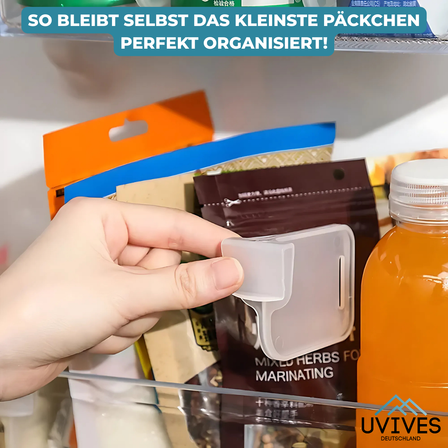6+6 FREE | FridgeClips - No more mess in the fridge!