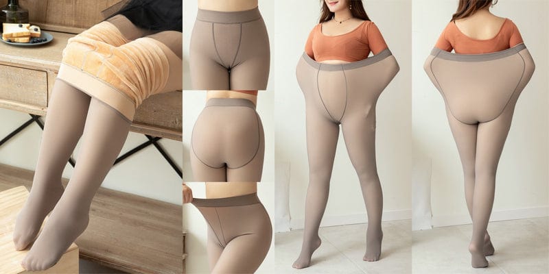 Fleece Tights - Stay warm with fleece-lined winter leggings! [Last day sale]