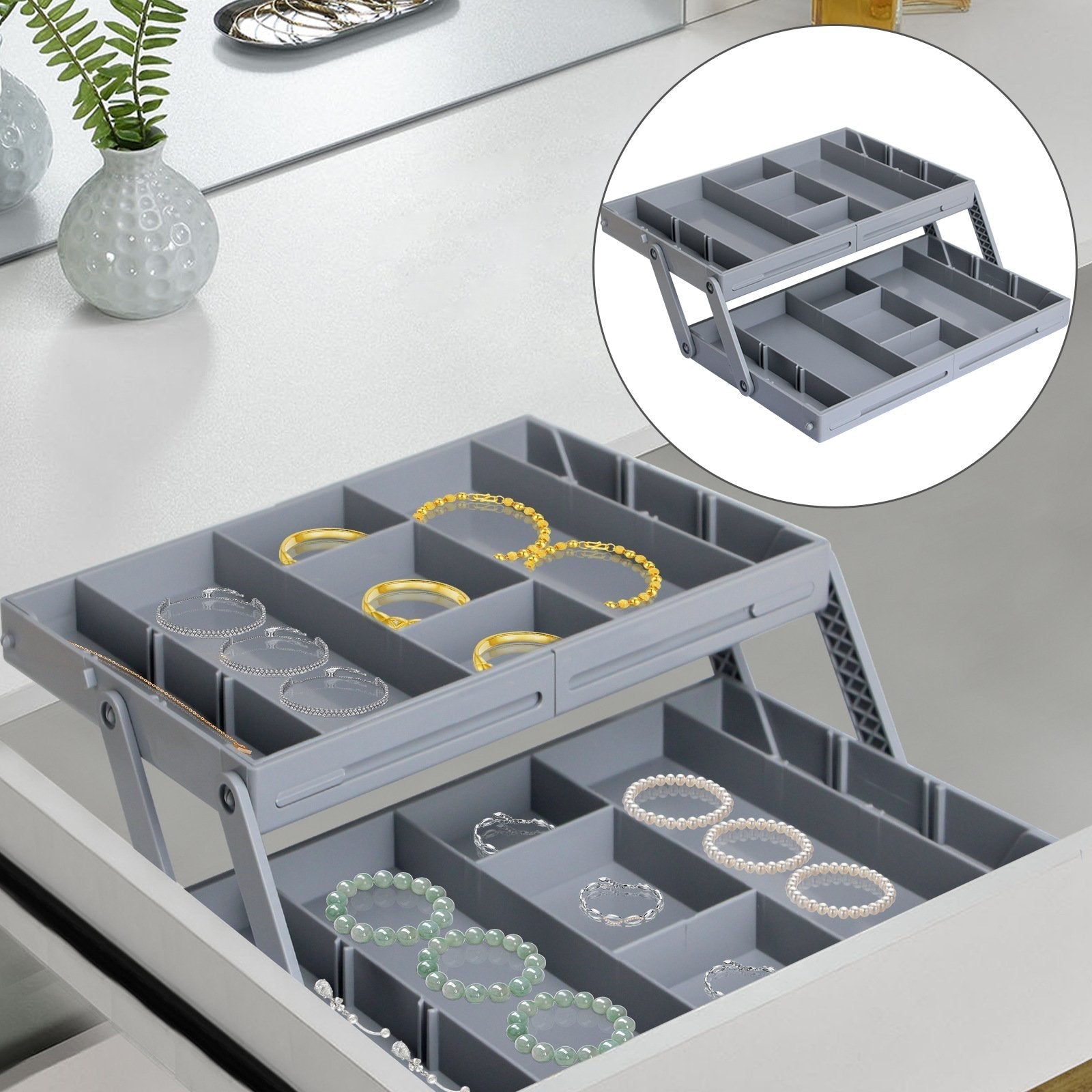 Compact Modulaire Slimme Opbergorganizer