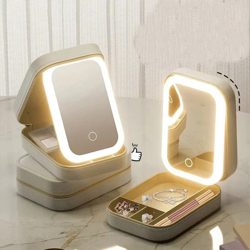 BelleBox™ Verlichte Make-up Koffer voor Glamour Onderweg
