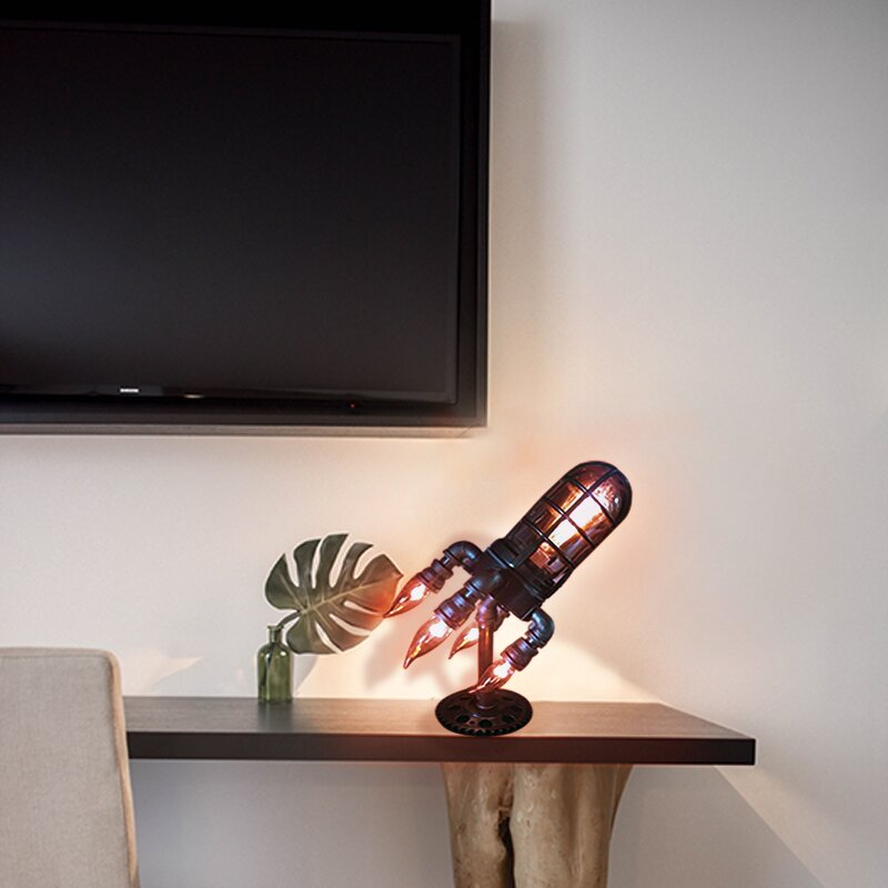 RocketLamp™ - steam punk rocket lamp