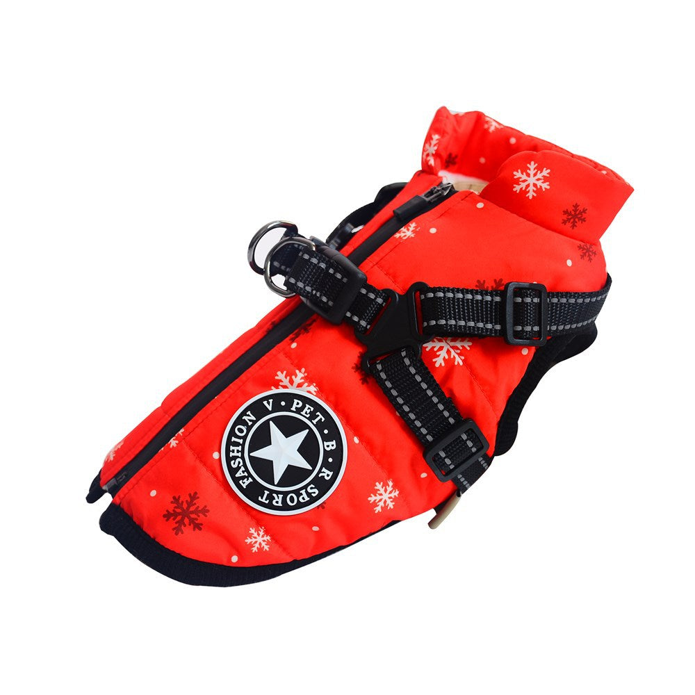WoofGuard - Waterproof winter jacket with integrated harness [Last day sale]