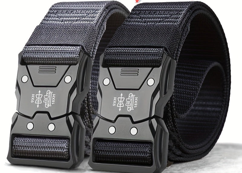 Duurzame Unisex Tactische Nylon Riem voor Buiten- en Dagelijks Gebruik