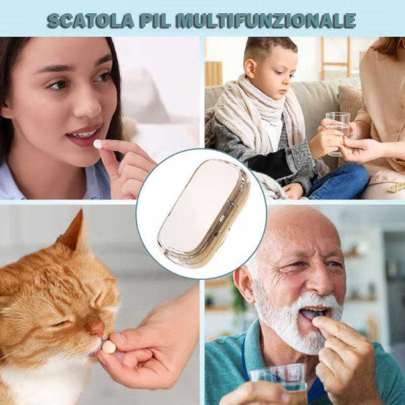 Compacte Veilige Pillensplitser voor Gemakkelijk Medicijnbeheer