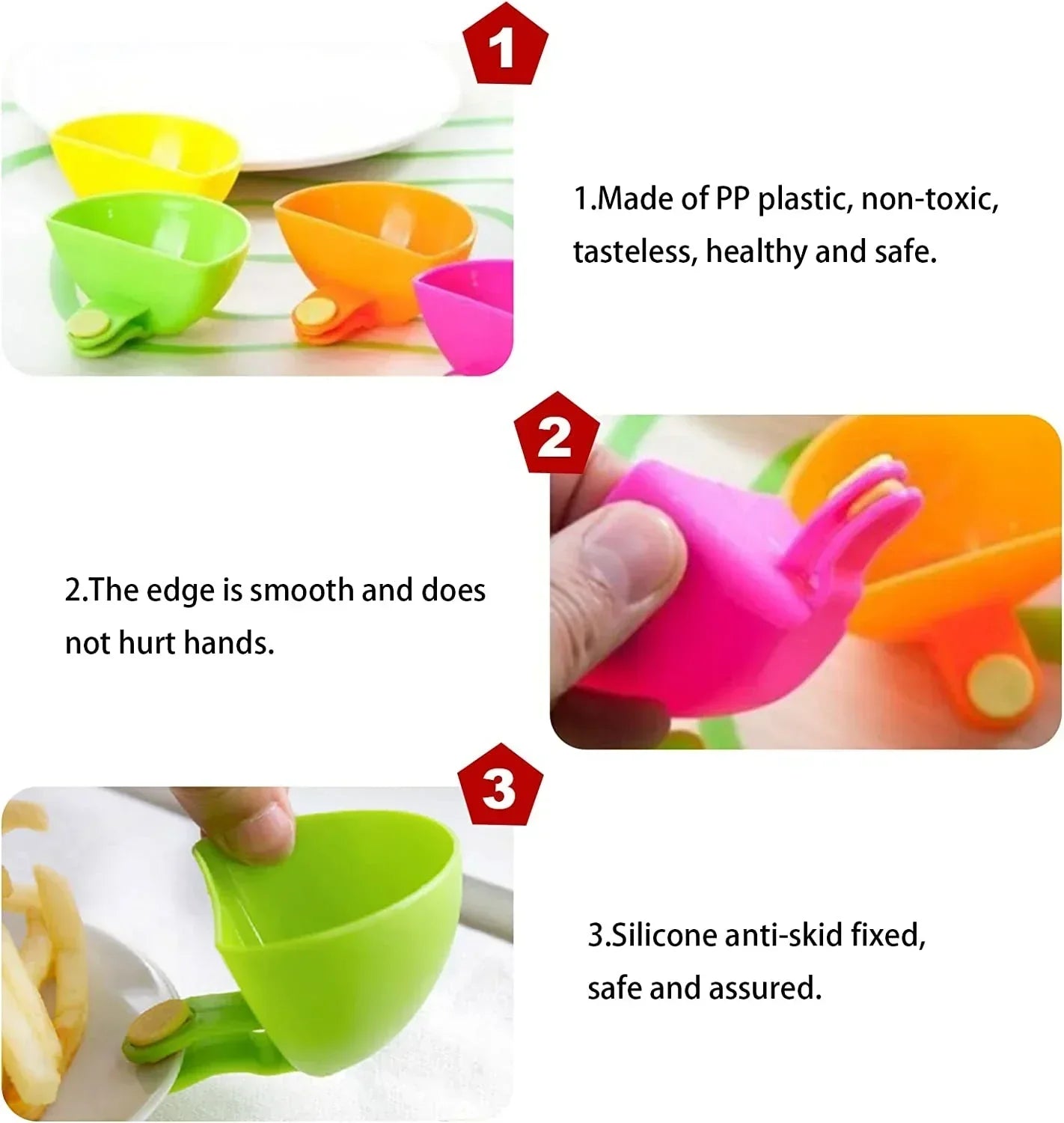 2+2 FREE | SnapServe - Dip Bowl Sauce Holder [Last-day sale] 
