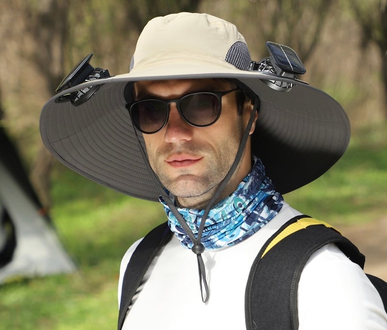 AirShade - Sun hat with integrated fan