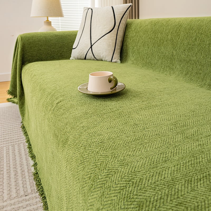 CozyMoss™ - Four Seasons Herringbone Sofa Blanket [Last Day Sale] 