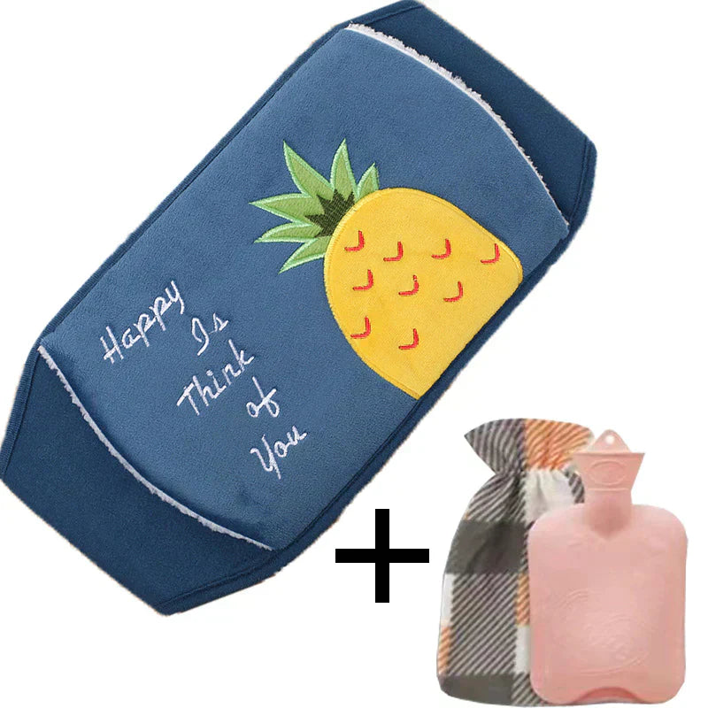 50% OFF | WarmCush - Refillable Plush Hot Water Bottle with Hip Padding [Last Day Sale]