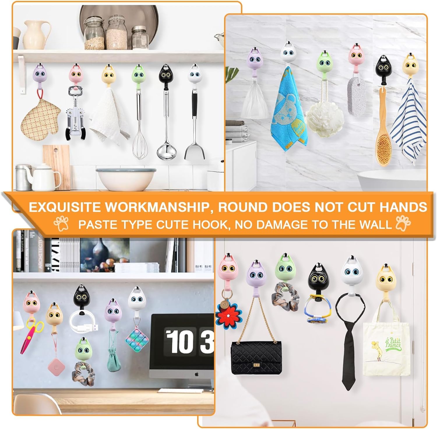 Buy One Get One Free | PawHook™ - Cute cat hooks for more organization!