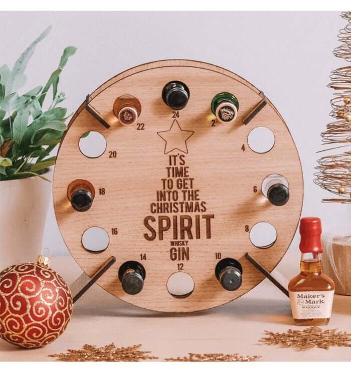 Persoonlijk adventskalendercadeau voor het aftellen naar Kerst