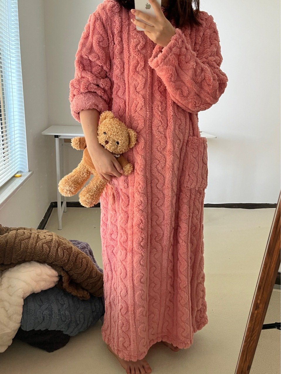 WinterWrapz - Coral Velvet Winter Wear [Last Day Sale]