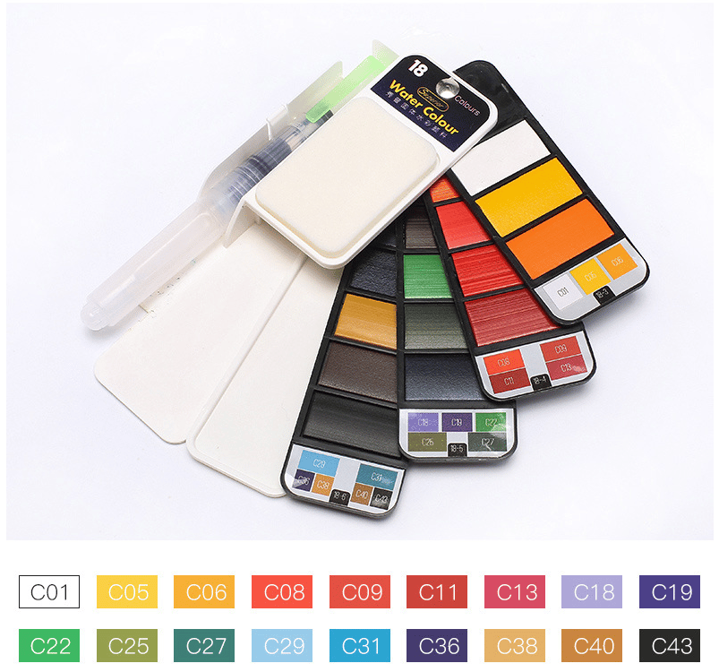 ArtWander - Handy watercolor set for travel