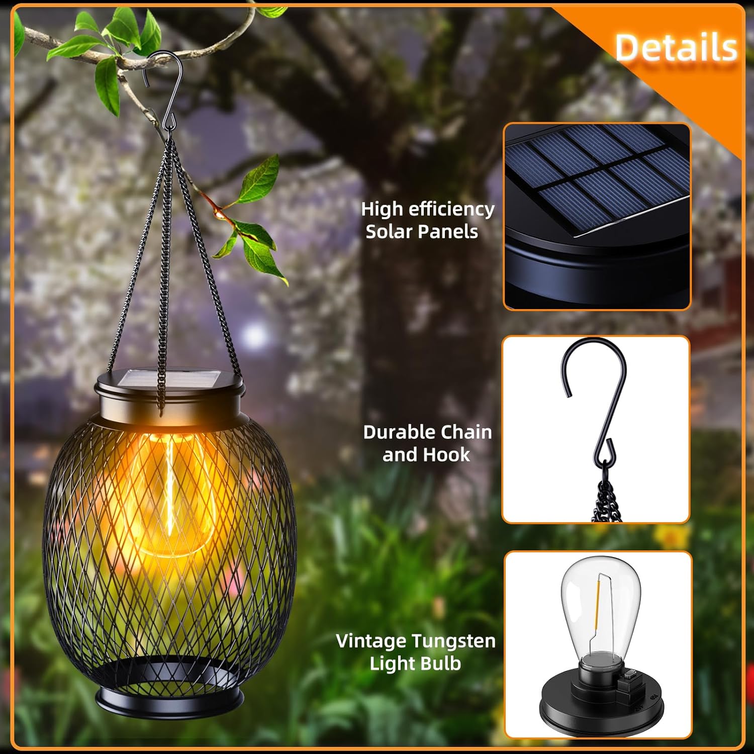 50% OFF | SolarNest - Retro-style solar lighting for a charming garden ambiance [Last day of sale]