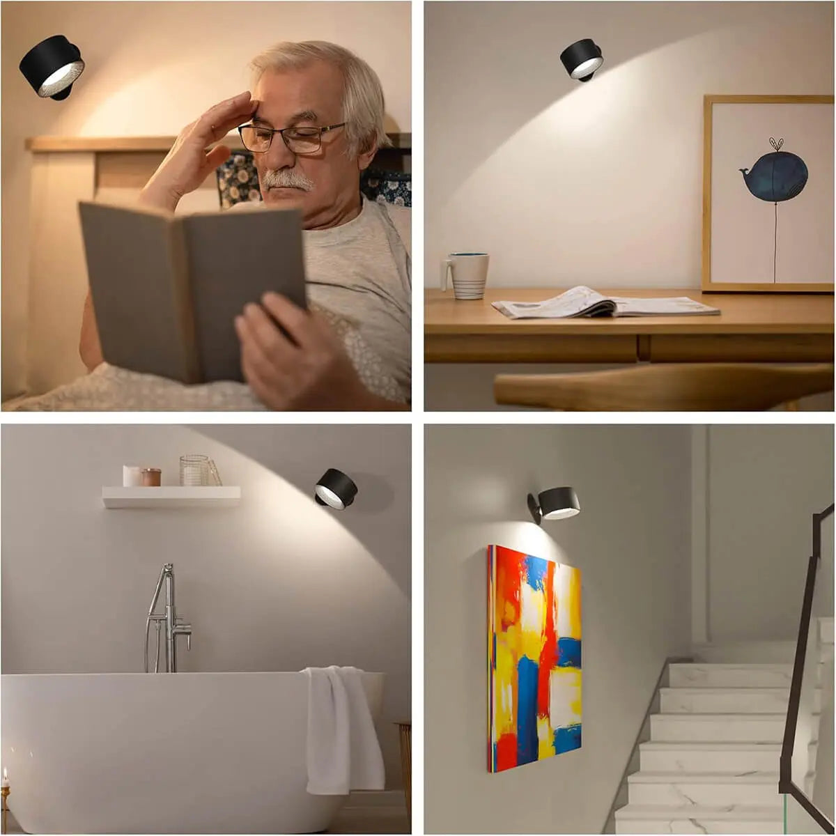 LumiScandi - Modern wireless and rechargeable wall lamp [Last day sale]