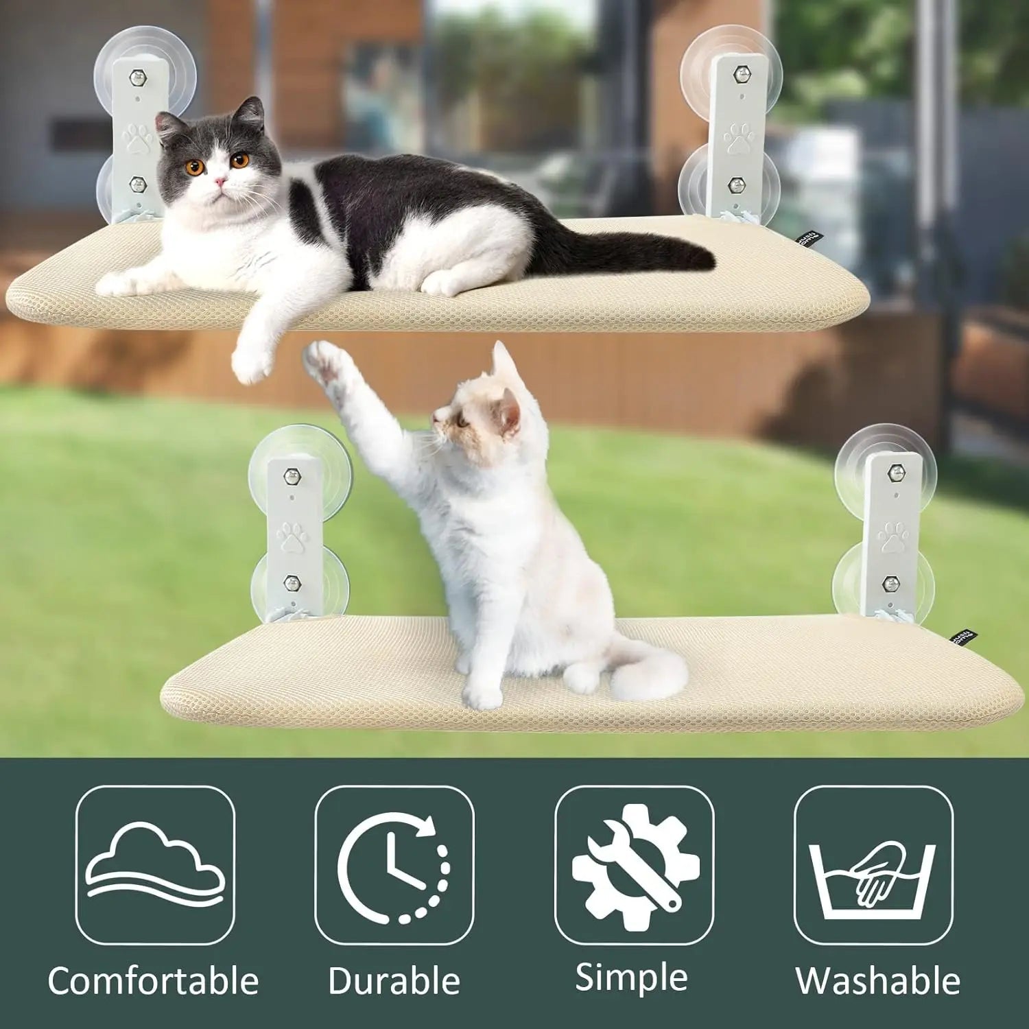 PurrNest™ Gezellig Kattenraam Hangmatbed