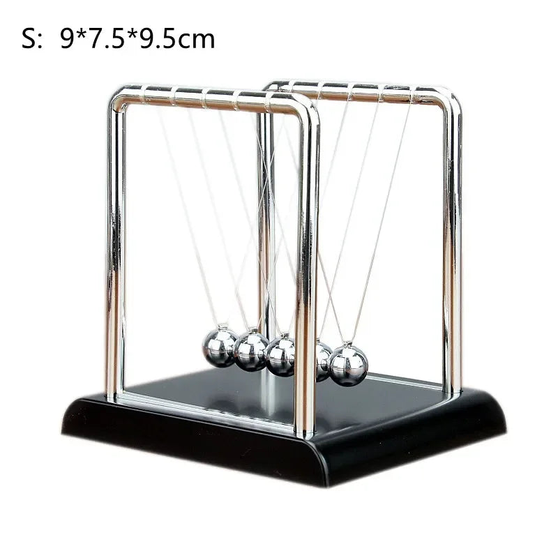 Kinetische Newton Pendule Balance Ballen Staal & Hout Woondecoratie