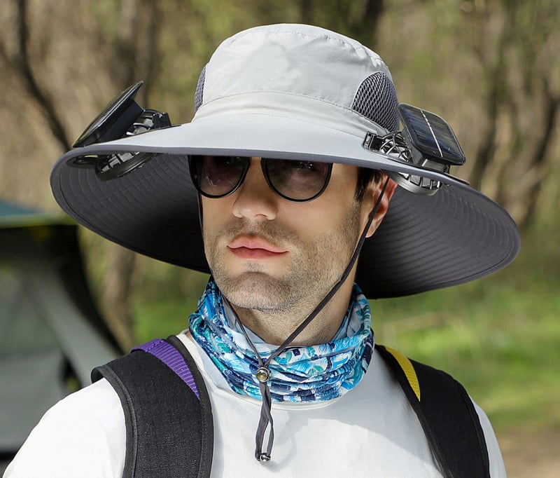 AirShade - Sun hat with integrated fan